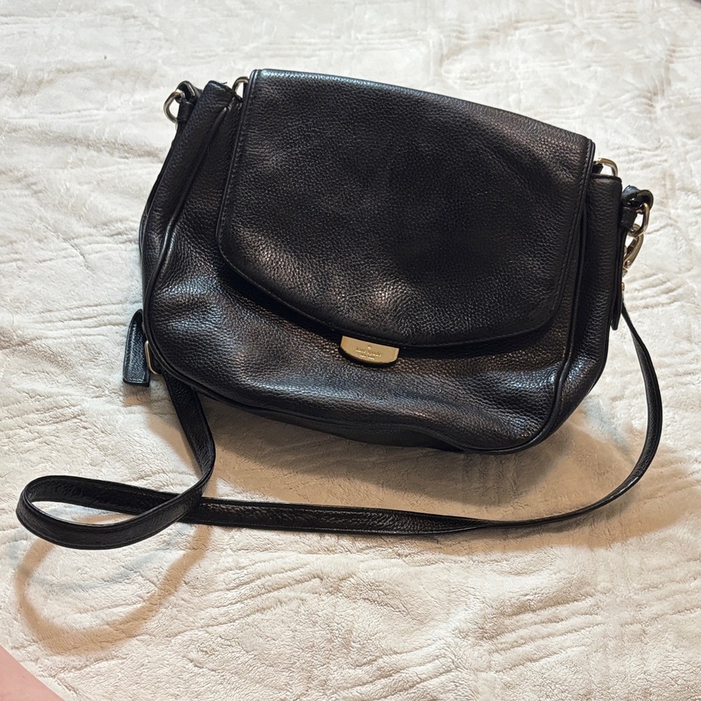 Kate Spade Black Leather Women's Purse Bag (2 Strap Sizes)